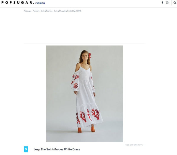 Lee Pfayfer Saint-Tropez White Dress is featured on Pop Sugar