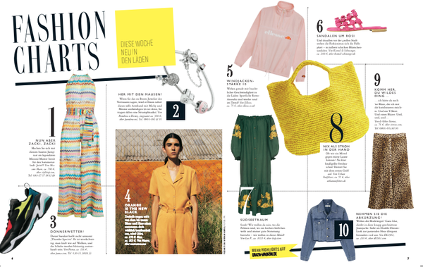 Lee Pfayfer dress in Grazia Germany № 17 print edition